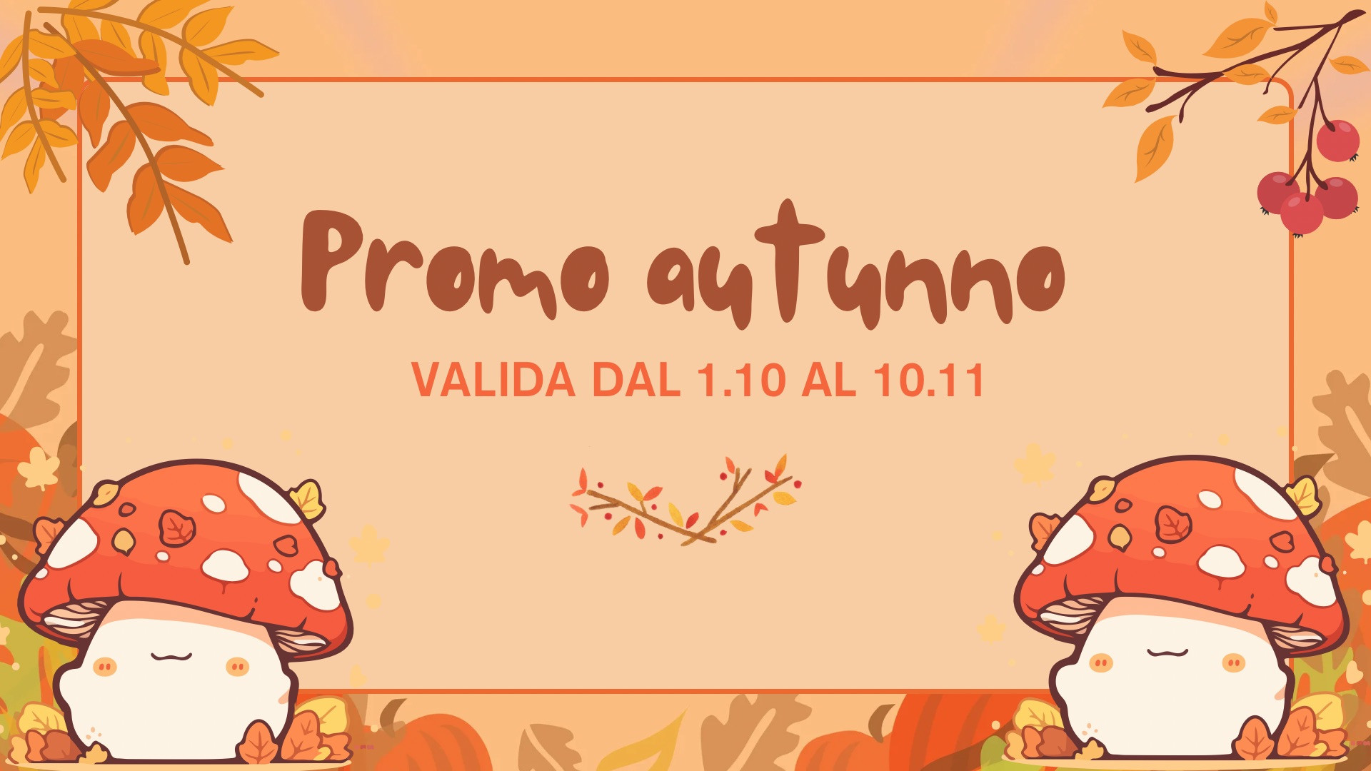 PROMO AUTUNNO